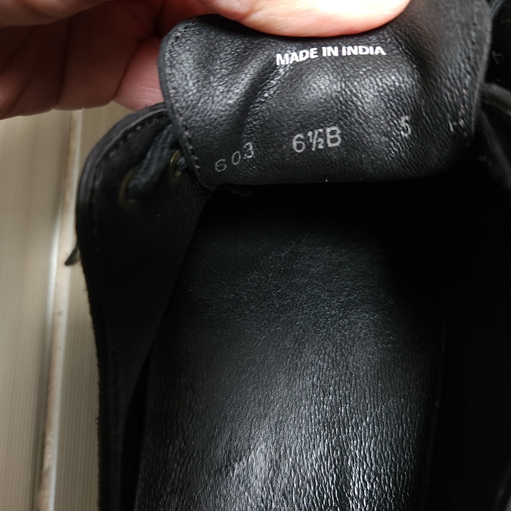 Cole Haan Women's Gramercy Cap Oxford Loafers, BLACK SUEDE - SIZE 6.5 - Picture 10 of 11